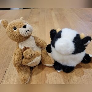 Russ - Vintage Kangaroo and Cow stuffy